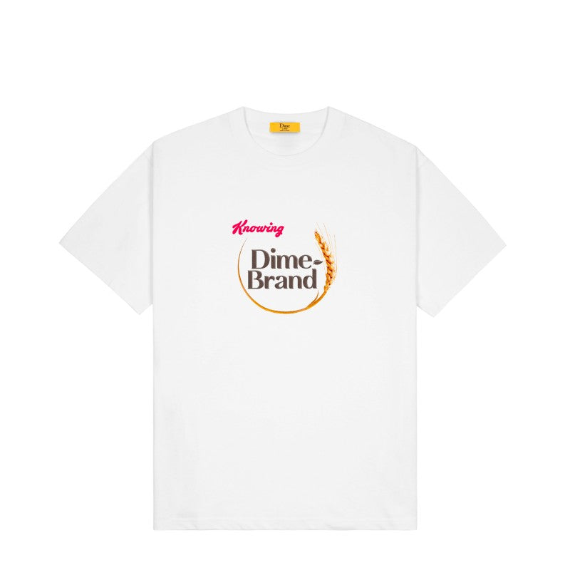 Dime tee Grain white – zeropolis