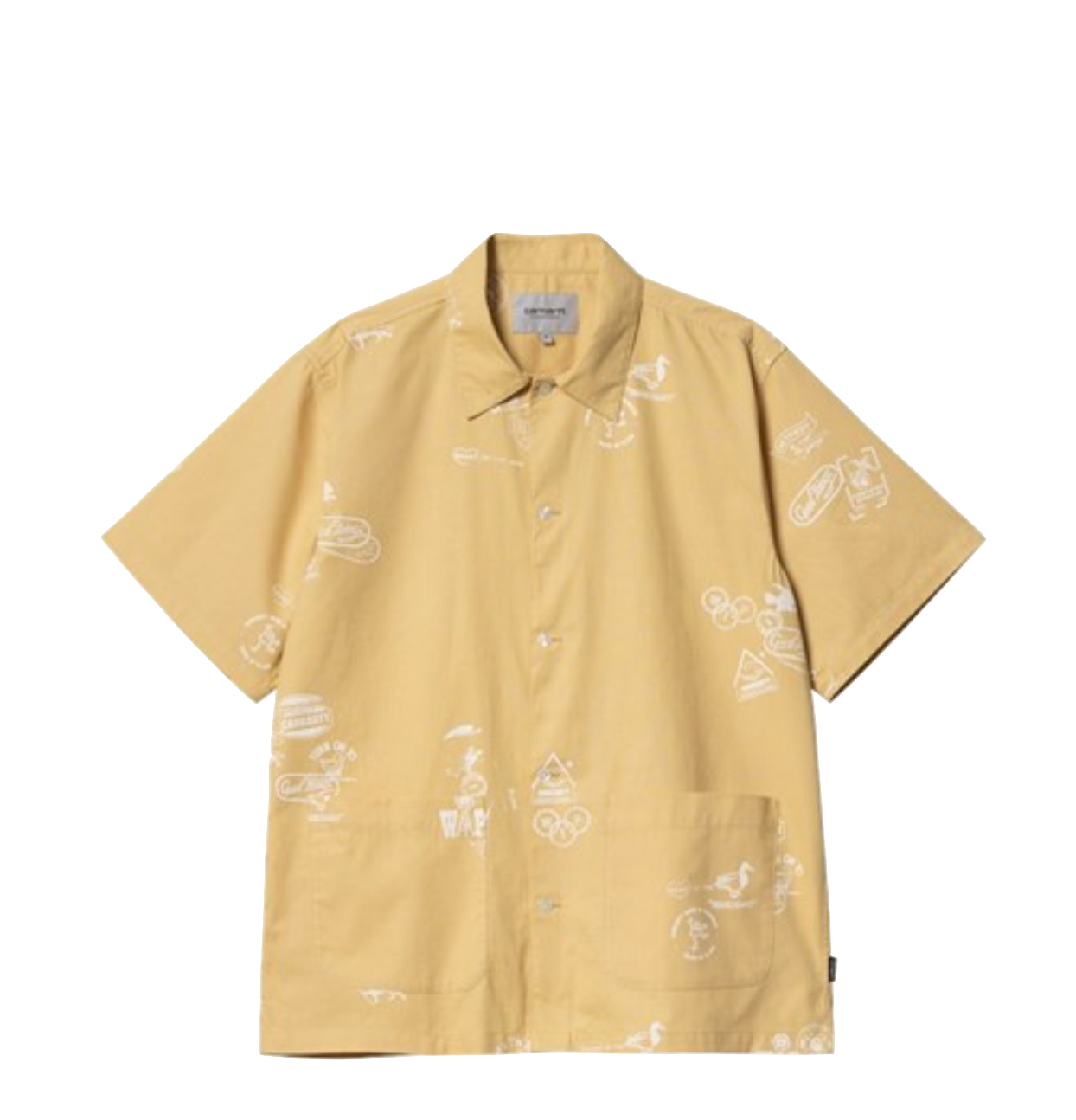 Carhartt WIP Stamp shirt Stamp print bourbon