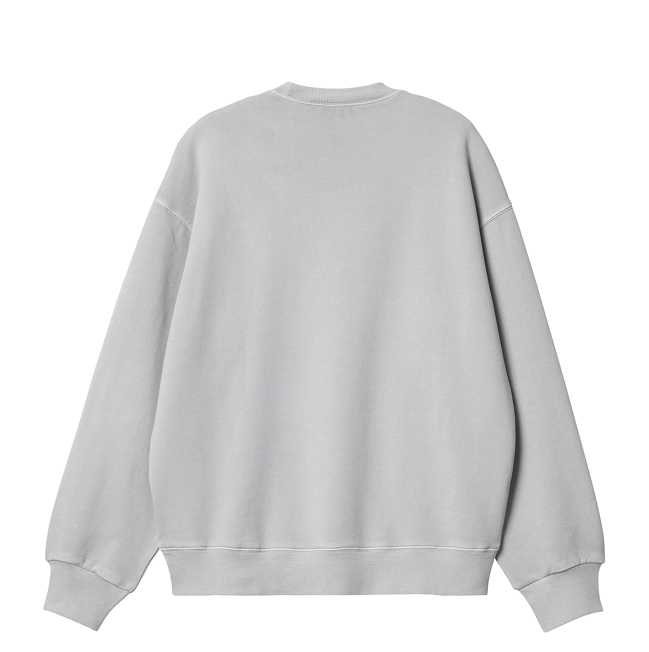 Carhartt WIP Nelson crewneck sonic silver garment dyed