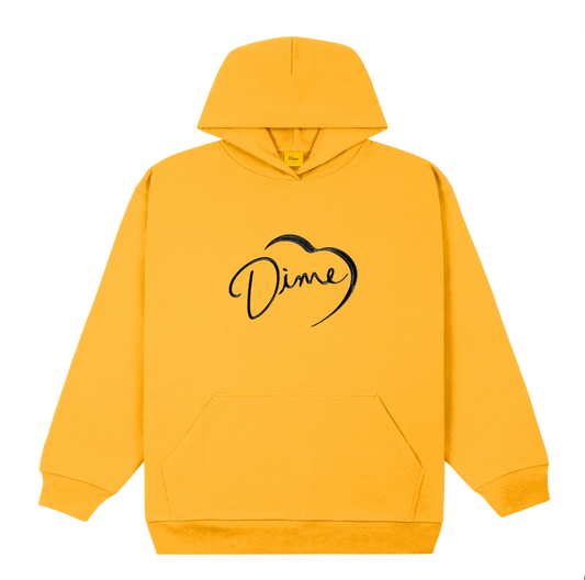 Dime I'm Alive hoodie dark yellow