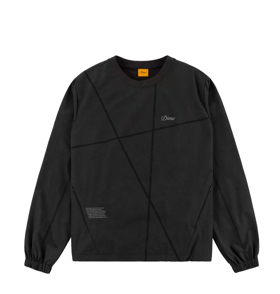 Dime Tech crewneck charcoal