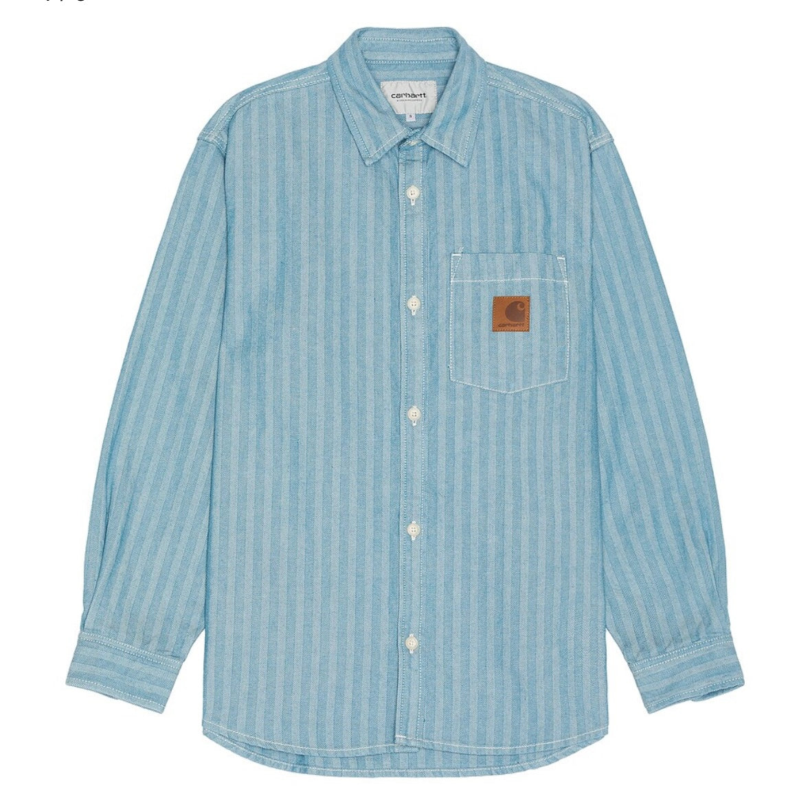 Carhartt WIP Menard shirt jacket blue rinsed