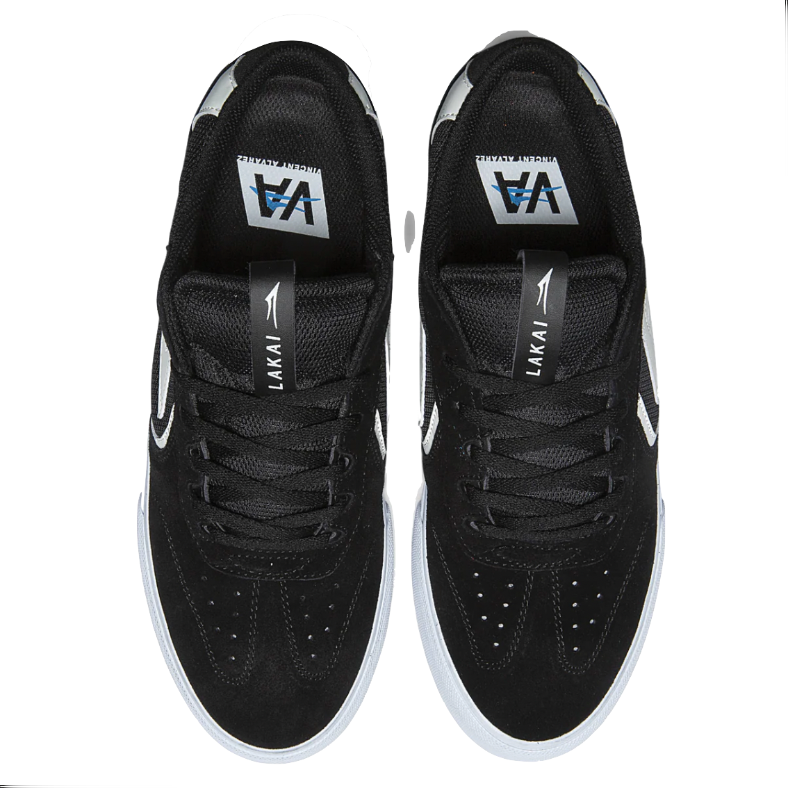 Lakai Atlantic Vulc black white suede