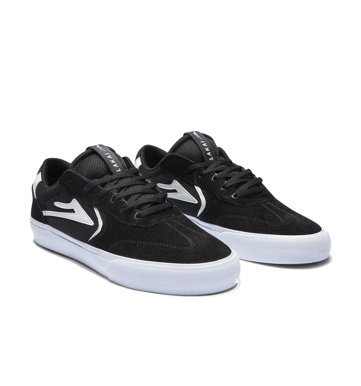 Lakai Atlantic Vulc black white suede