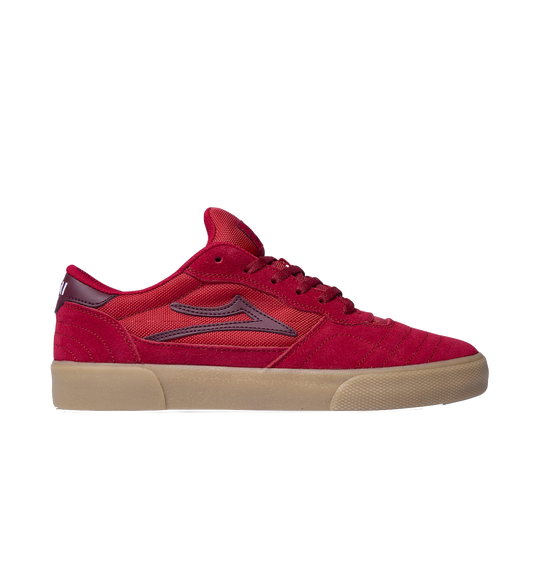 Lakai Cambridge red burgundy suede