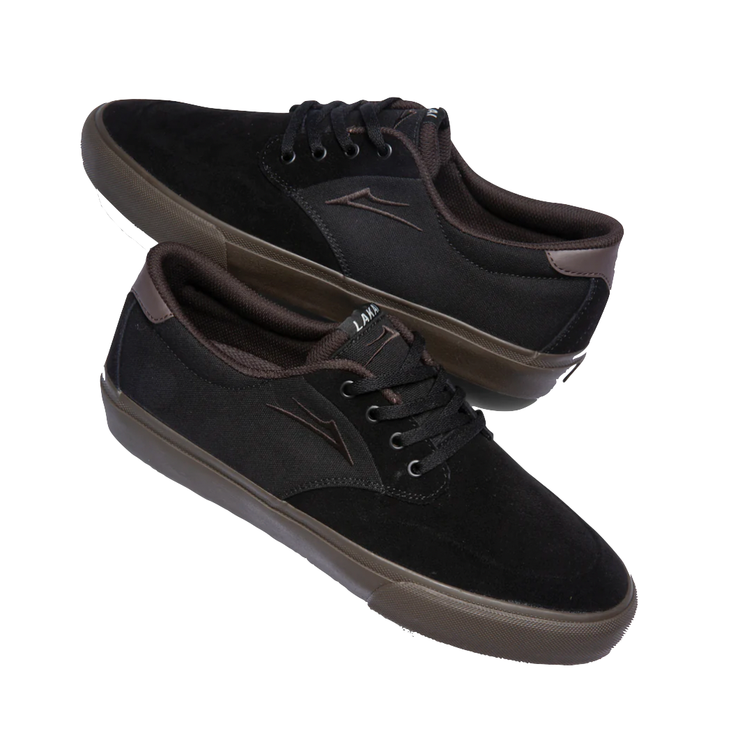 Lakai Riley black gum suede