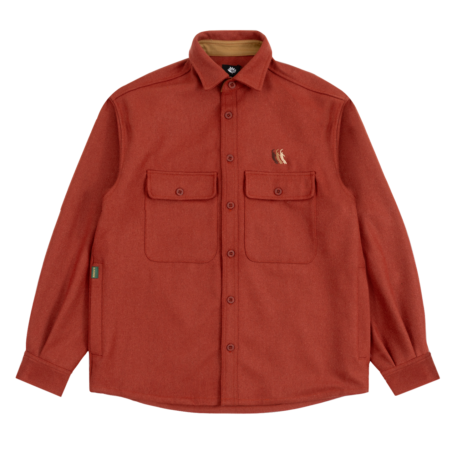 Magenta Move Overshirt jacket terra