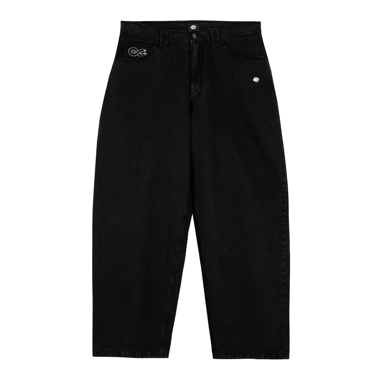 Magenta OG Denim pant black