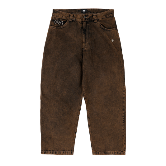 Magenta OG Denim pant bronze