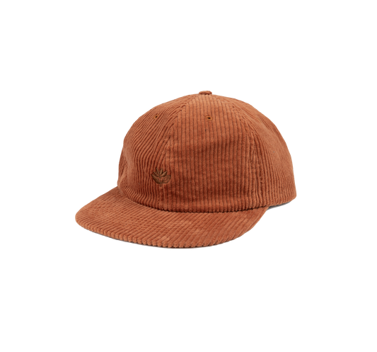 Magenta Tonal Cord cap cognac