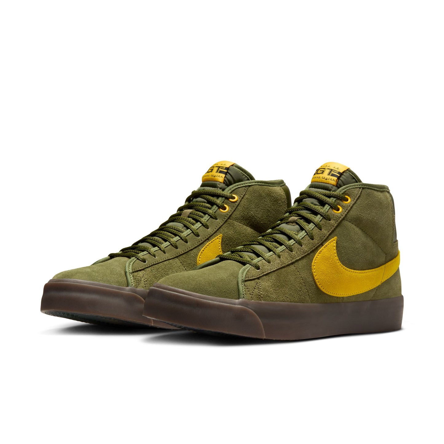 Nike SB Blazer Mid QS AntiHero rough green amarillo rough green