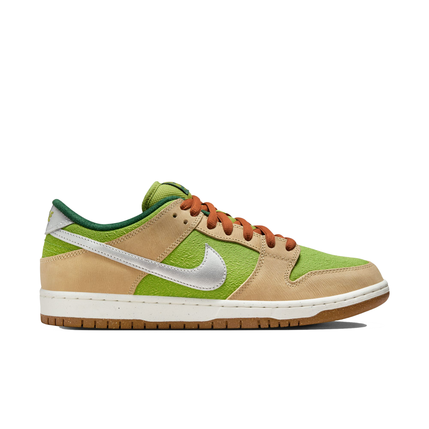 Nike SB Dunk Low Pro "Escargot" sesame metallic silver pear fir