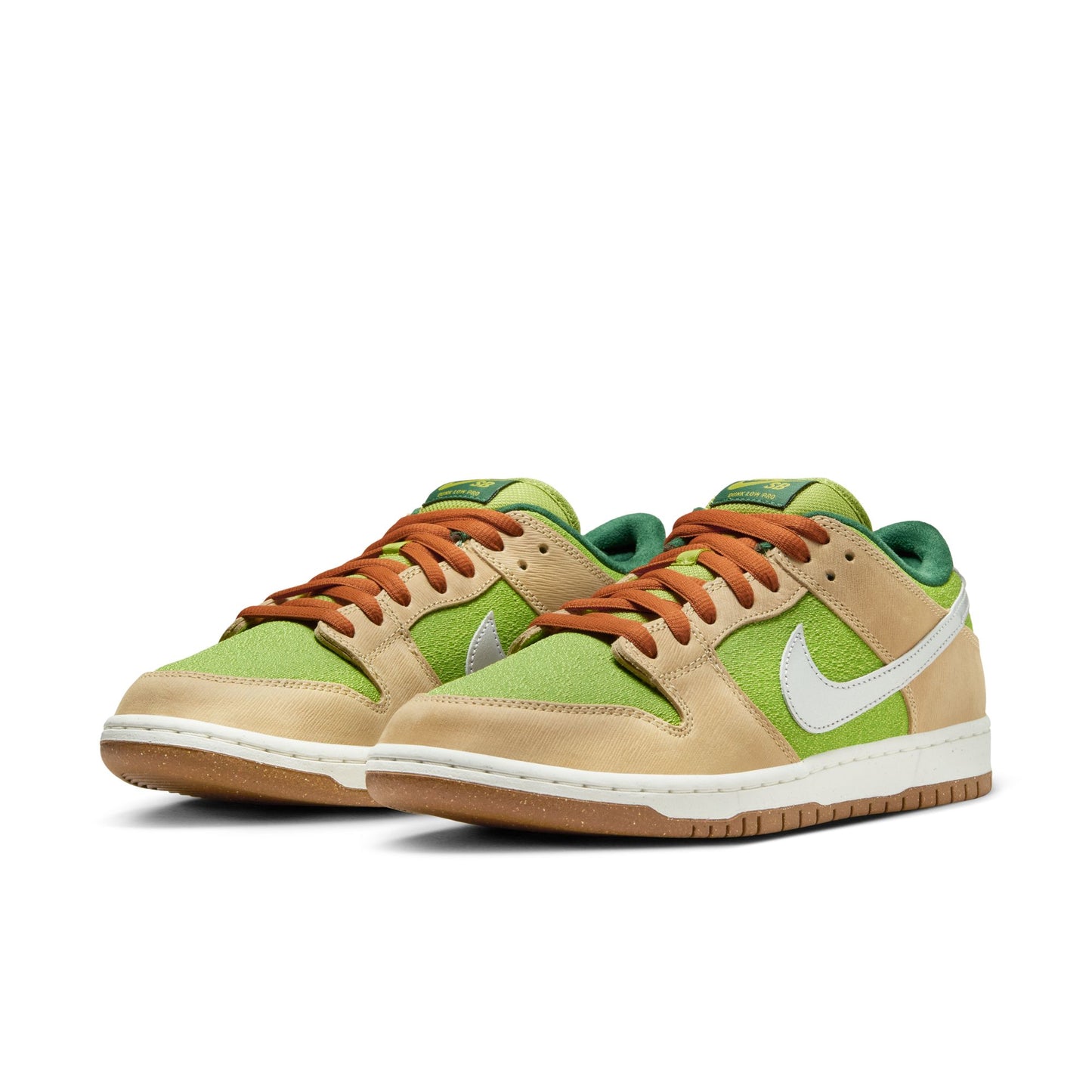 Nike SB Dunk Low Pro "Escargot" sesame metallic silver pear fir