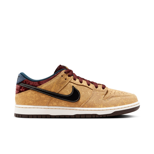 Nike SB Dunk Low Pro "City Of Cinema" celestial gold black dark team red