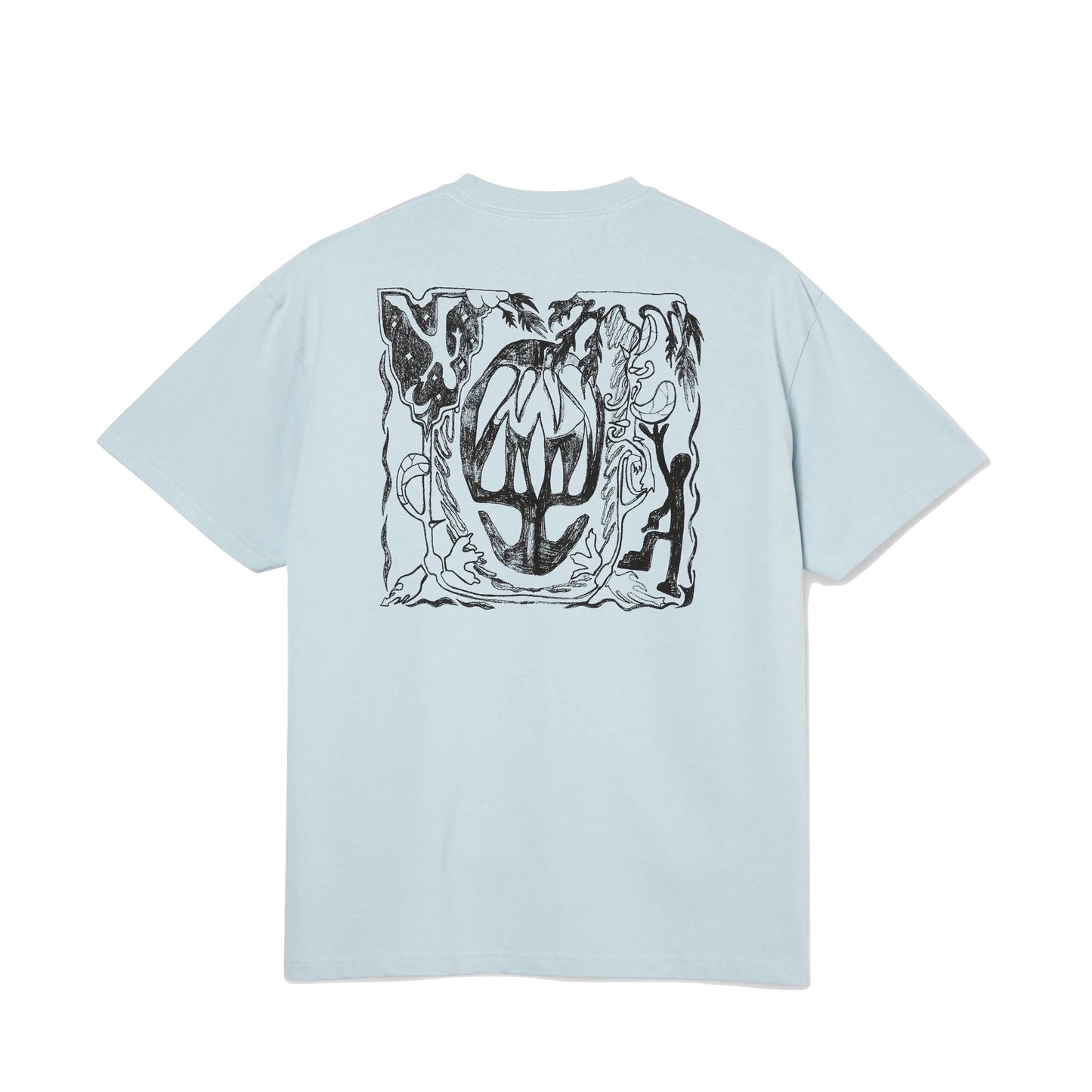 Polar Skate Co tee Jungle light blue