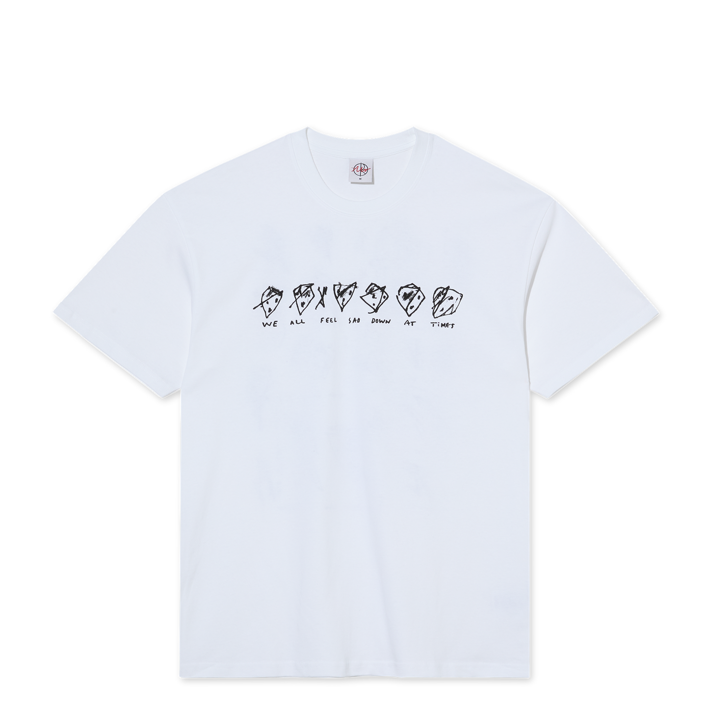 Polar Skate Co Sad At Times tee white