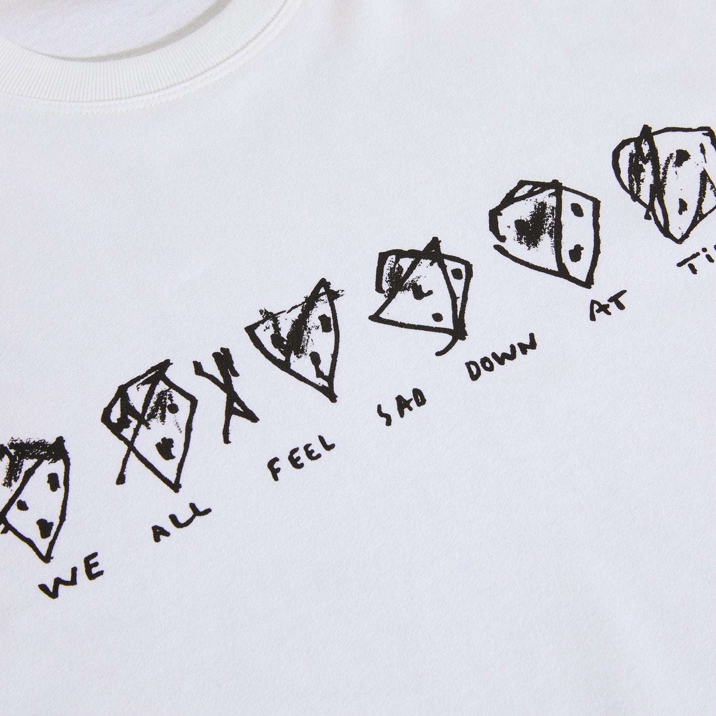 Polar Skate Co Sad At Times tee white