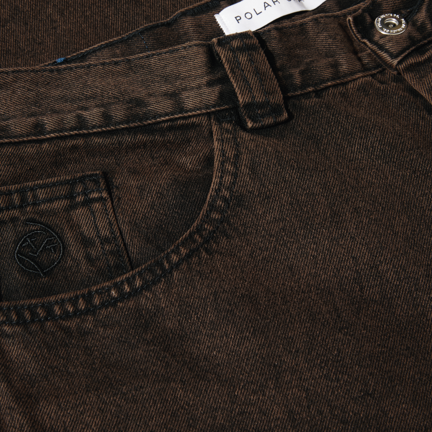 Polar Skate Co Big Boy Jean pant brown black