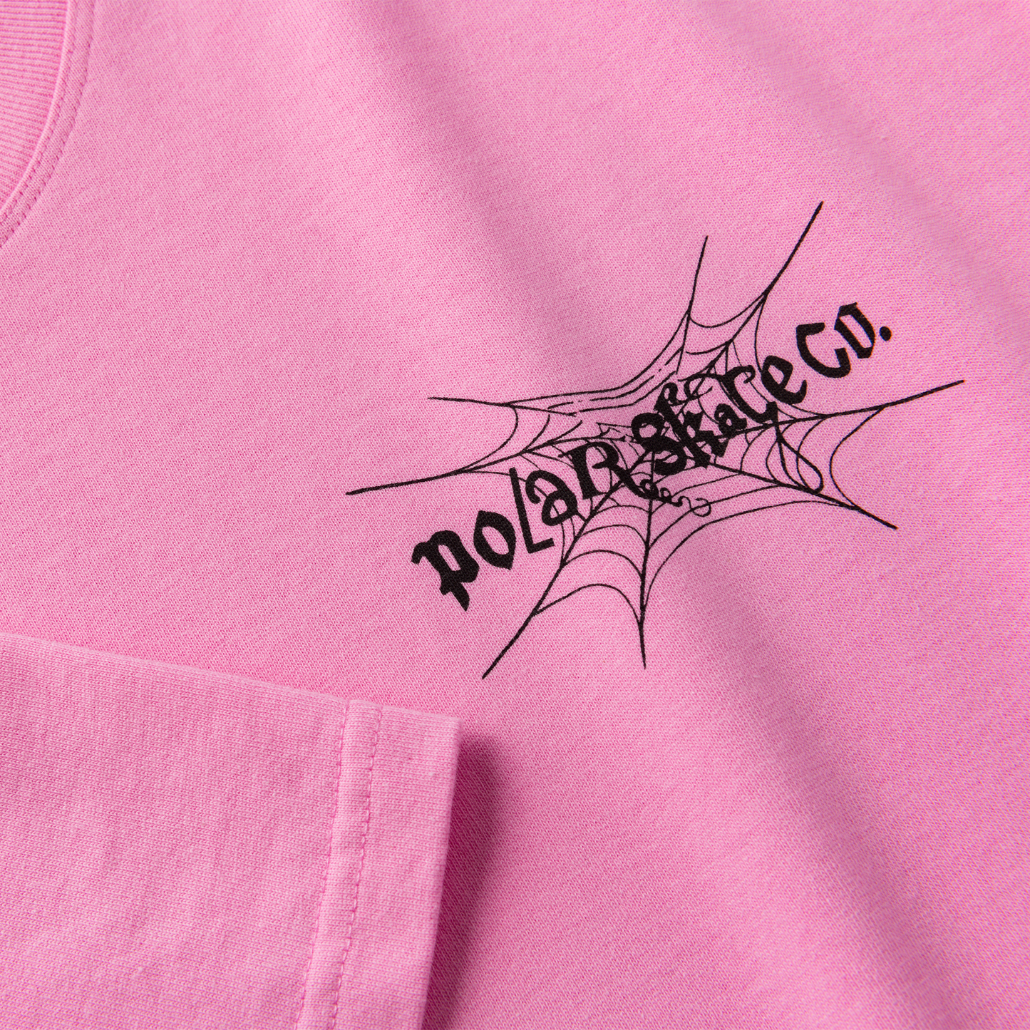 Polar Skate Co Spiderweb tee pink