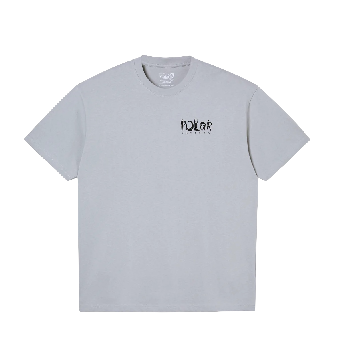 Polar Skate Co tee Group Logo silver