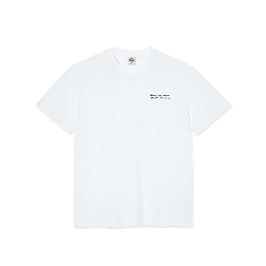 Polar Skate Co Dreams We Dream tee white