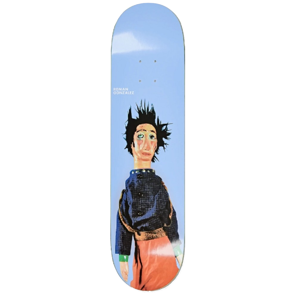 Polar Skate Co Roman Gonzalez deck Lorca Puppet blue 8.125"