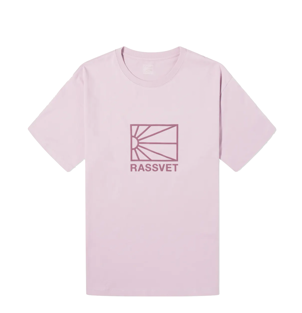 Rassvet Big Logo tee knit pink